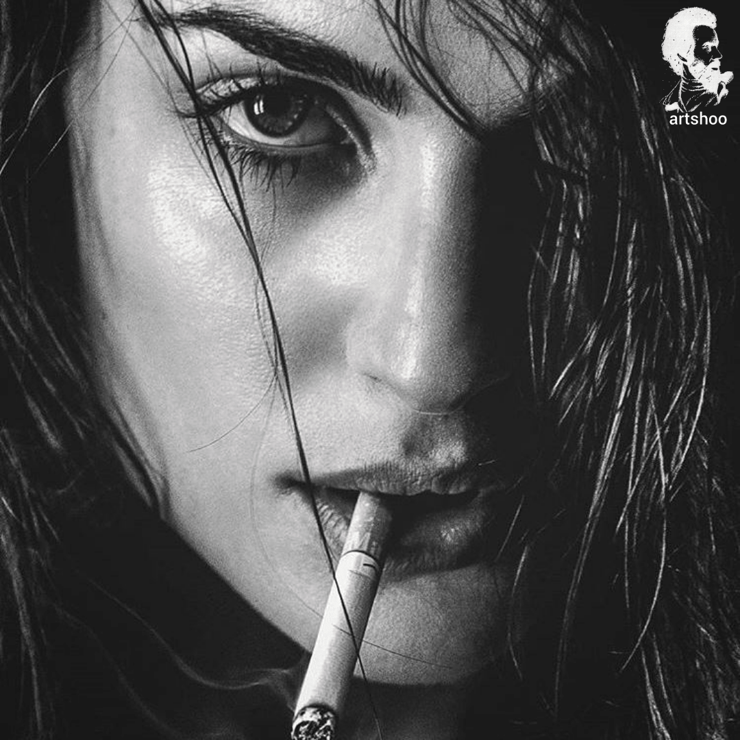 آموزش نقاشی سیاه قلم